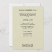 Red Orange Overlay Transparency Shapes Photo Grads Kaart (Achterkant)