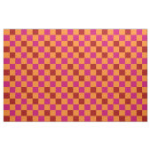 Red Orange Pink Checkered Pattern Design  Stof (Fat Quarter)