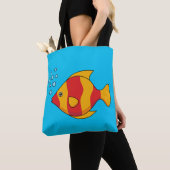 Red Orange Tropical Fish Tote Bag (Dichtbij)
