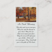 Red Orange Yellow Green Heartfelt Condolences Visitekaartje (Voorkant)