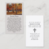 Red Orange Yellow Green Safely Home Sympathy  Visitekaartje (Voorkant / Achterkant)