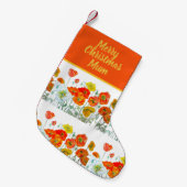 Red Orange Yellow Poppy Flowers Poppies Flower Kleine Kerstsok (Voorkant (Hangend))