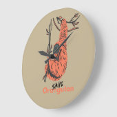 Red orangutan grote klok (Hoek)