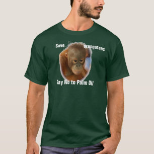 Red Orangutans en zeg nee tegen palmolie T-shirt