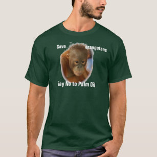 Red Orangutans en zeg nee tegen palmolie T-shirt
