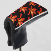 Red Oranje Asiatic Lily Gran Paradiso Golfheadcover (3/4 voorkant)