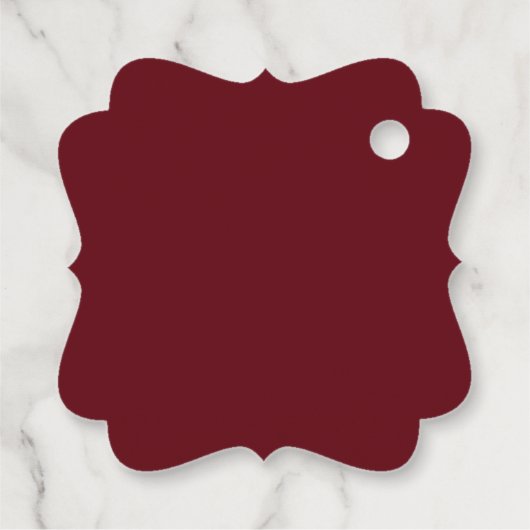 Red | Oranje bloemboeket met liefde en Bedankt Bedankjes Labels (Achterkant)