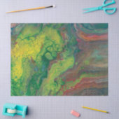 Red Oranje Gellow Green Blue Abstract ontleding Tissuepapier (Craft)