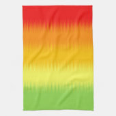 Red Oranje Gellow Green Combo Theedoek (Verticaal)