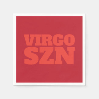 Red Oranje OMG Het is Virgo SZN Cool Servet