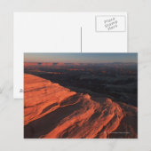 Red Oranje Rock side in Utah Briefkaart (Voorkant / Achterkant)