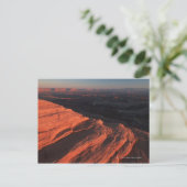 Red Oranje Rock side in Utah Briefkaart (Staand voorkant)