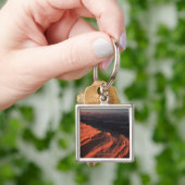 Red Oranje Rock side in Utah Sleutelhanger (Hand)