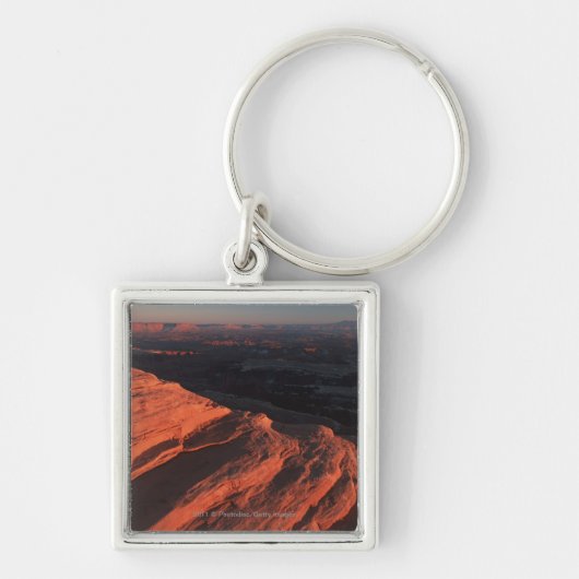Red Oranje Rock side in Utah Sleutelhanger (Voorkant)