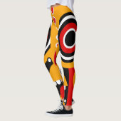 Red Oranje Tiki Leggings (Links)