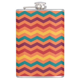 RED ORANJE YELLOW BLAUWGROEN BURGUNDY ZIG ZAG STRI HEUPFLES