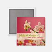 Red Orchid · Save the Date Magnet (Voorkant / Achterkant)