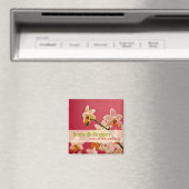 Red Orchid · Save the Date Magnet (Insitu (Vaatwasser))