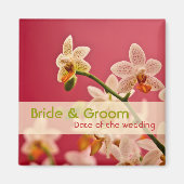 Red Orchid · Save the Date Magnet (Voorkant)