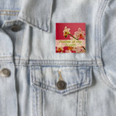 Red Orchid ・ Wedding Button (In situ)