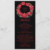 Red Orchids Menu Huwelijksmenu (Voorkant)