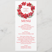 Red Orchids Menu Huwelijksmenu (Voorkant)