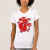 Red Oriental Dragon T-shirt (Voorkant)