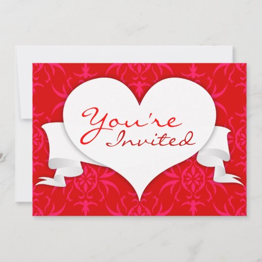 Red Orlee Heart Kaart (Voorkant)