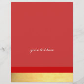 Red Ornamenten Business Flyer (Achterkant)