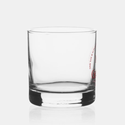 Red Osteopathic Medical School Afstuderen Whisky Glas (Rechts)