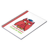 Red Owl Afstudeerder notebook Notitieboek (Linkerzijde)