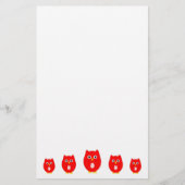 Red Owl Design Briefpapier (Voorkant)