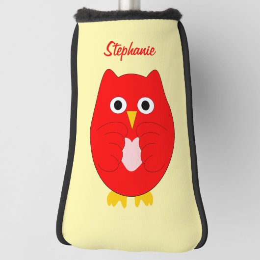 Red Owl Design Golfheadcover (Draai 90)