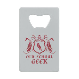 Red Owl Geek Bottle Open Creditkaart Flessenopener