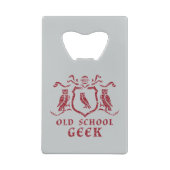 Red Owl Geek Bottle Open Creditkaart Flessenopener (Achterkant)