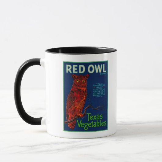 Red Owl Vegetable Label Mok (Links)