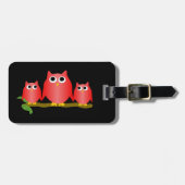 Red Owls Design  Bagagelabel (Voorkant horizontaal)