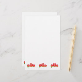 Red Owls Design Briefpapier