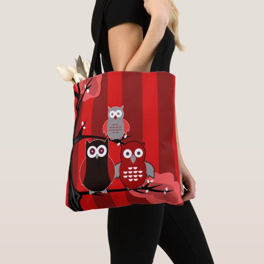 Red Owls Tote Bag (Dichtbij)