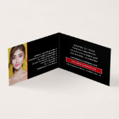 Red Paint Roller, Schilder & Decorator Foto Visitekaartje (Binnen)