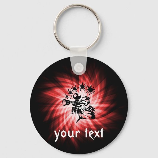 Red Paintball Sleutelhanger (Voorkant)