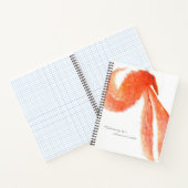 Red Painted Mythical Bird Notitieboek (Binnen)