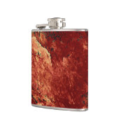 Red Painted Rock Heupfles (Links)