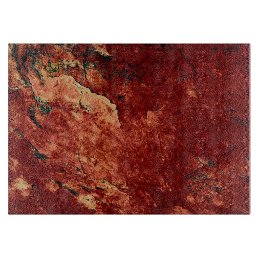 Red Painted Rock Snijplank (Voorkant)