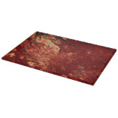 Red Painted Rock Snijplank (Hoek)