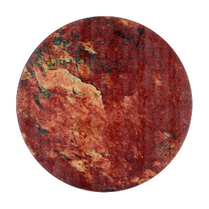 Red Painted Rock Snijplank