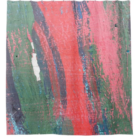 Red painting hand drawn backgroundabstract, abstra douchegordijn (Voorkant)