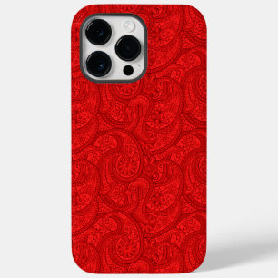 Red Paisley Case-Mate iPhone 14 Pro Max Hoesje