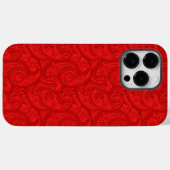 Red Paisley Case-Mate iPhone Case (Achterkant (horizontaal))