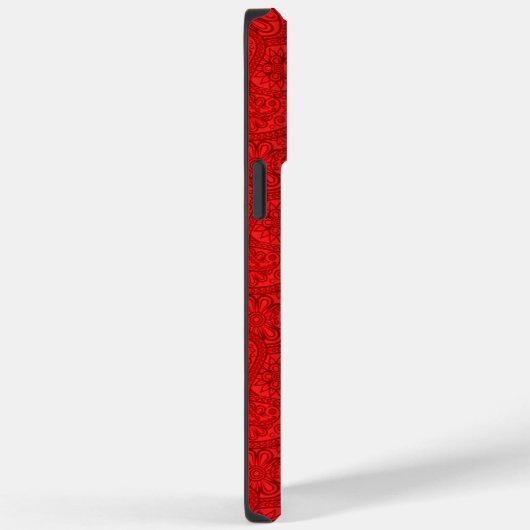 Red Paisley Case-Mate iPhone Case (Achterkant / Rechts)